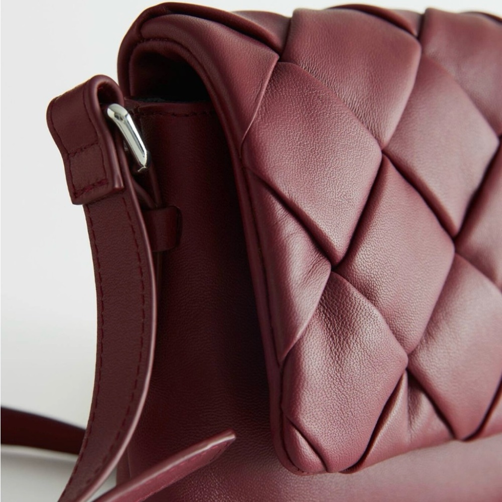 Braided Leather Crossbody Bag